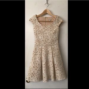 Charlotte Russe formal structured lace dress